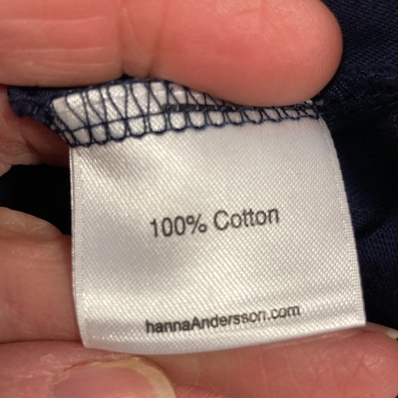 Hanna Andersson 140 US 10 Elisabet / Elisabeth Dress Navy Bunny Bunnies - Picture 7 of 7